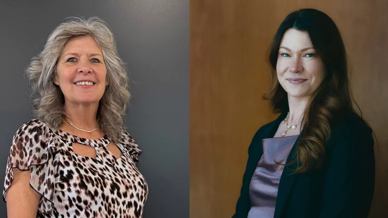Judy Waszczuk (left) and Natalie Forster (right).