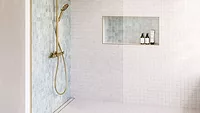 Infinity Drain Satin Brass Finish