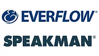 The logos for Everflow and Speakman.