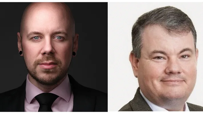 Rob Mahoney (Left), and Ron Johnson (Right). 