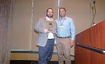 Viega’s Jason McKinnon(left) and ASA Emerging Leaders Chairman Chris Reynolds(right)