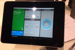 Lochinvar showcased its CON-X-US app for tablets and smartphones .