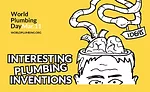 There are three different posters for World Plumbing Day.