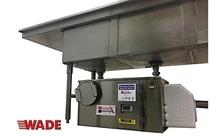 Wade grease removal system