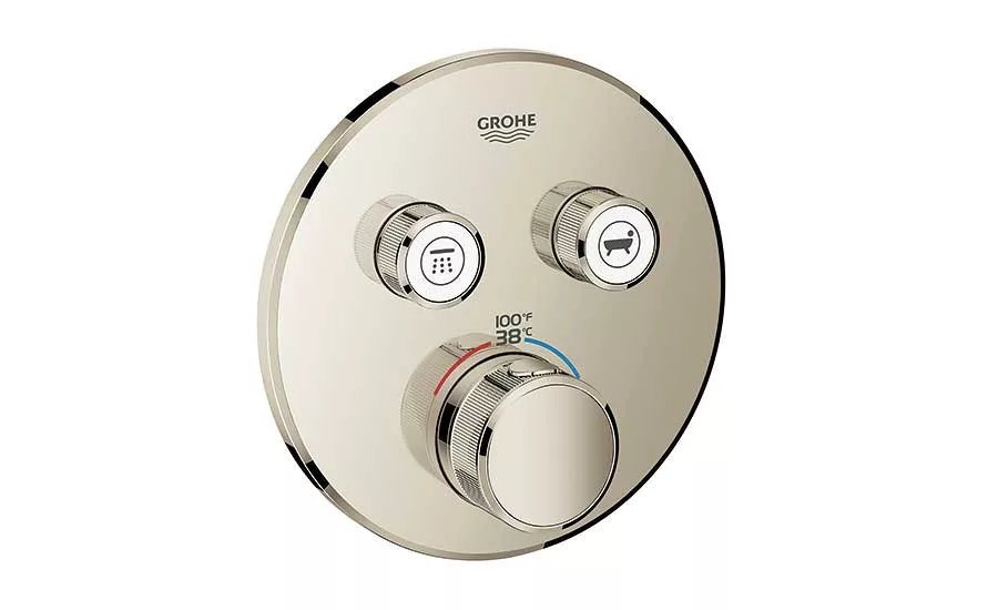 Grotherm SmartControl Triple Function Thermostatic Trim with Control Module