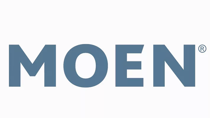 The Moen logo. 