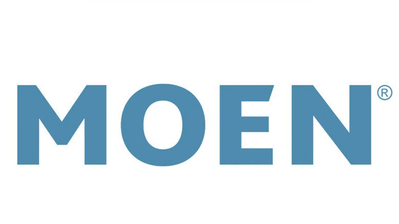 The Moen logo.