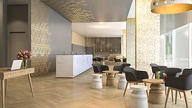 boutique hotel lobby
