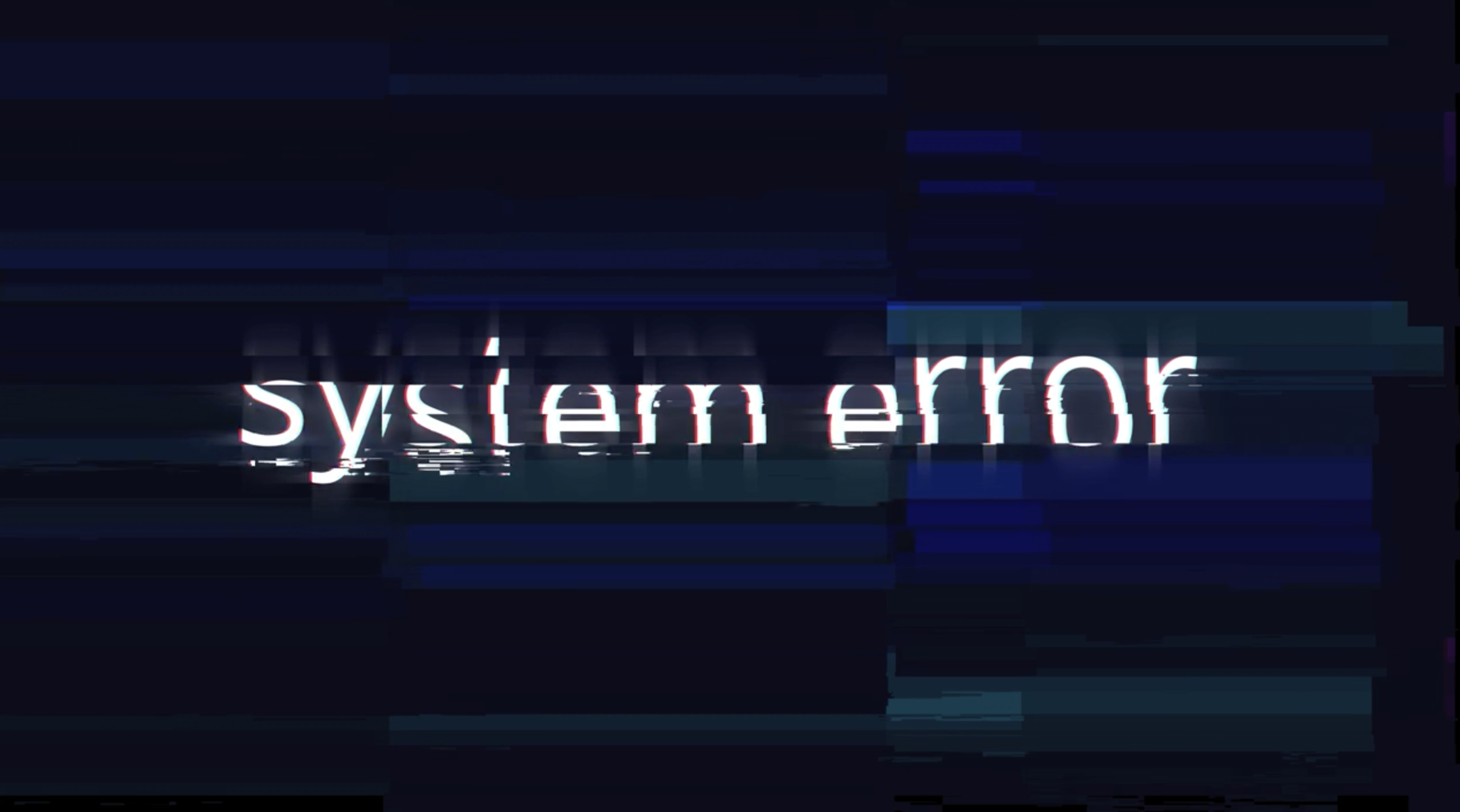 system error