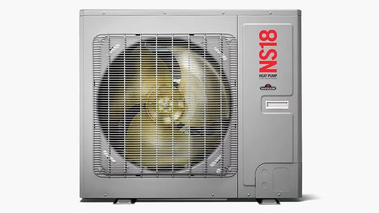 Napolean’s NS18 heat pump and air handler