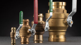 Viega's new line of MegaPressG valves