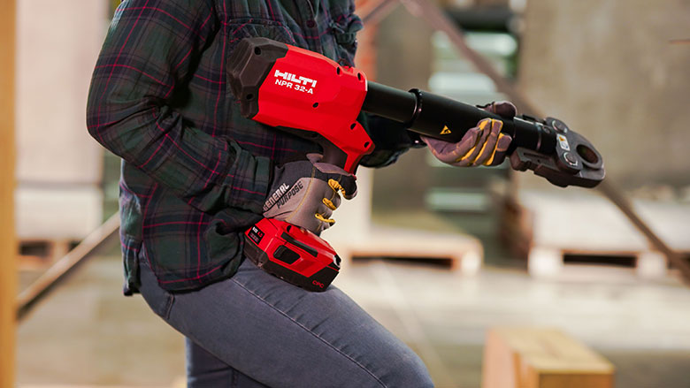 Hilti cordless press tool