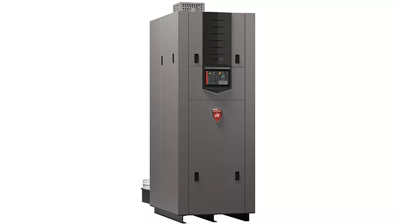 Lochinvar’s CREST with Hellcat Combustion Technology commercial boiler 