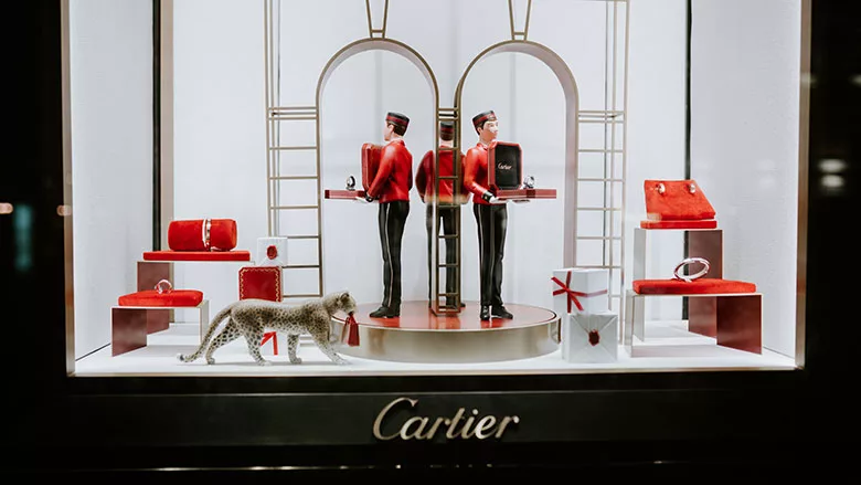 magnificent store window display