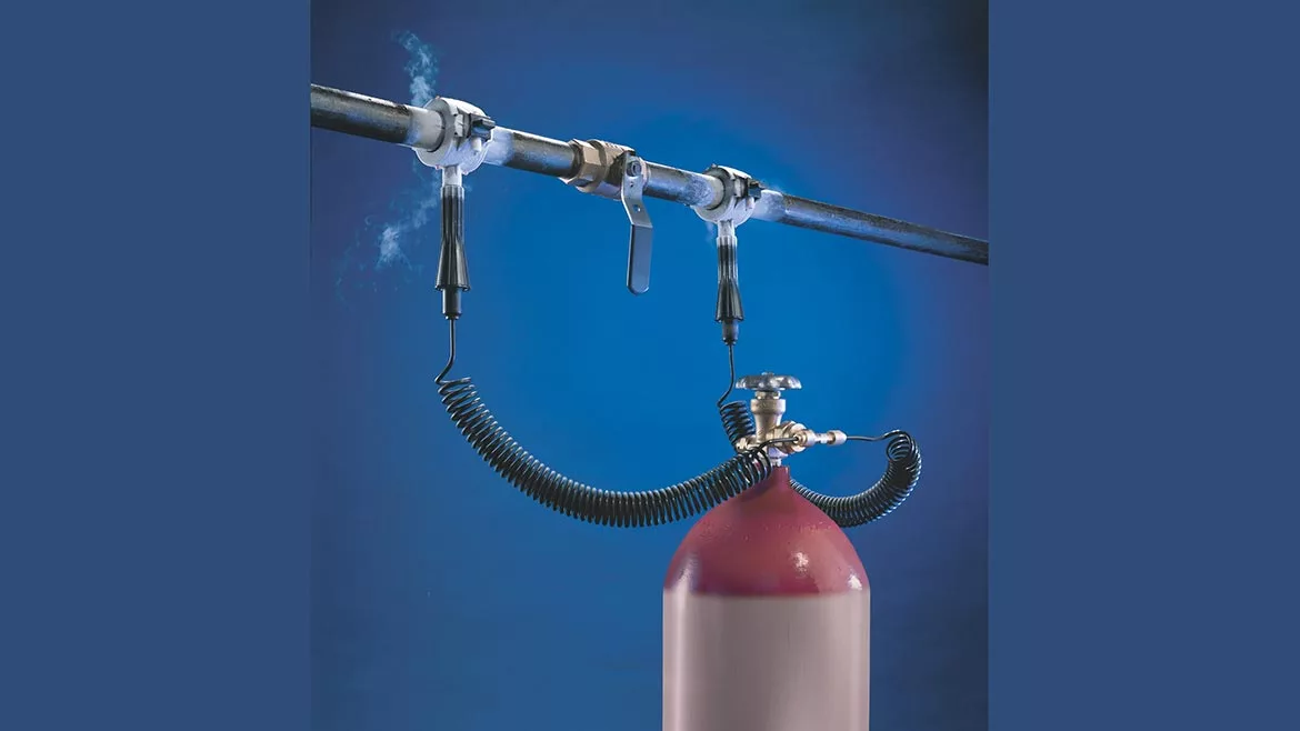 Cold-Shot pipe freezing Kit from General Pipe Cleaners