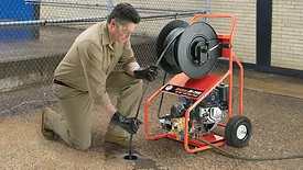 General Pipe Cleaners Gas powered water jet