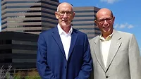 Hajoca’s Gary Jones and Mid-City Supply’s Jeff New Hajoca’s Gary Jones and Mid-City Supply’s Jeff New