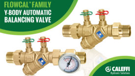 Caleffi Y-pattern balancing valve