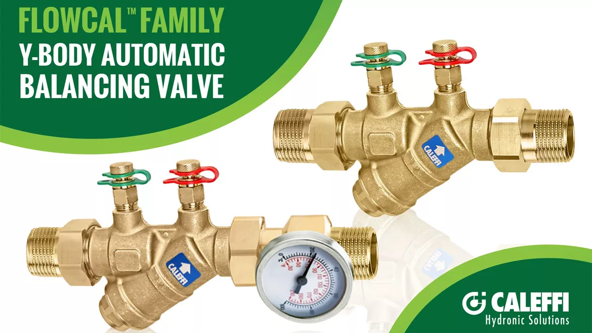 Caleffi Y-pattern balancing valve