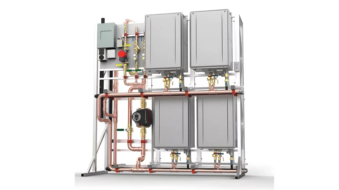 Facilities Resource Group Tankless rack system