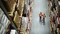 Warehouse and workers