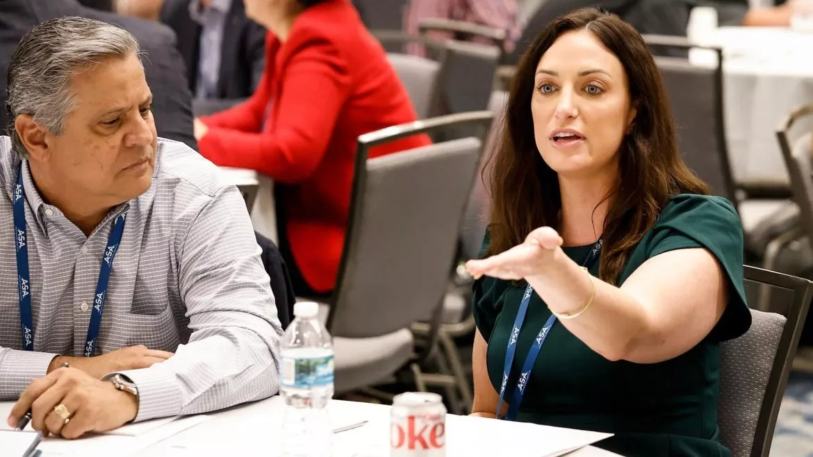01 SHT 1223 From the Editor ASA Network 2023. The Great Ideas Roundtable sessions on day two.
