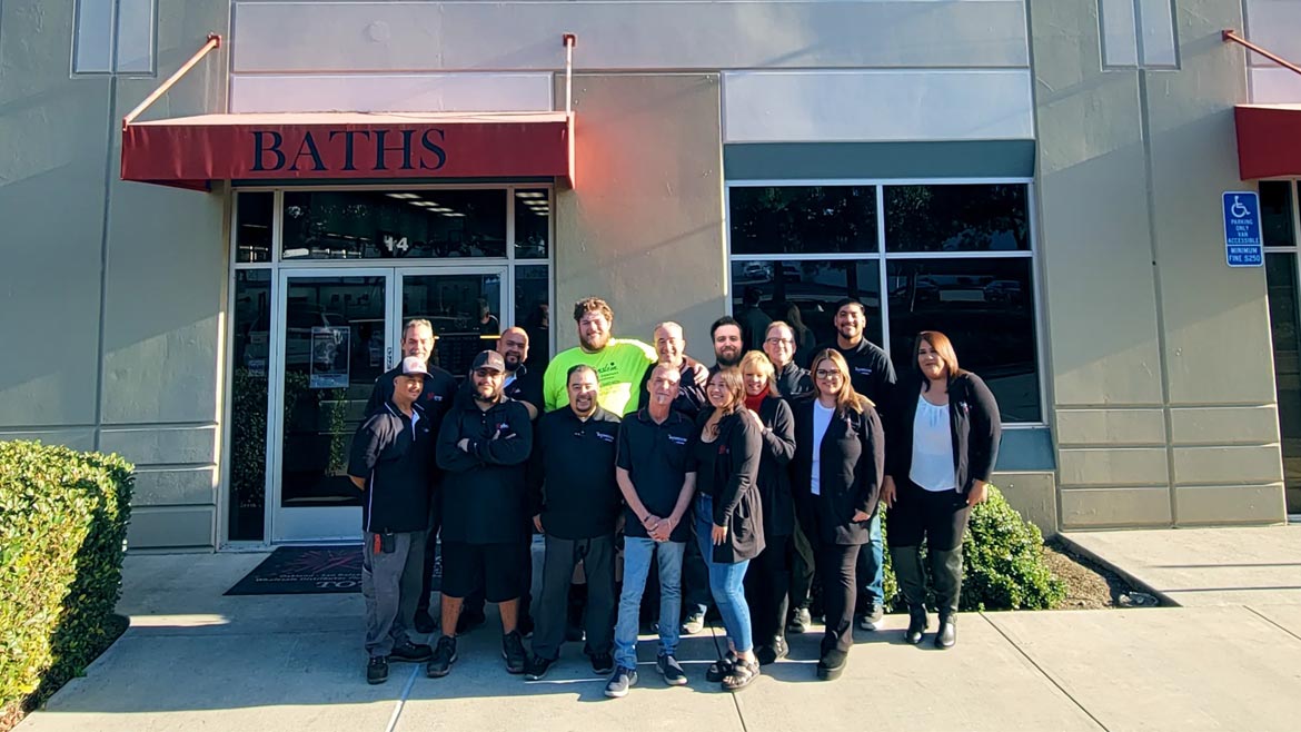 03 SHT 1223 Rubenstein Supply San Jose, CA showroom team