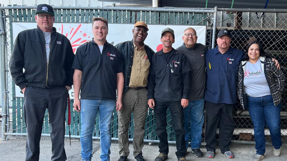 06 SHT 1223 Rubenstein Supply San Rafael, CA branch team.