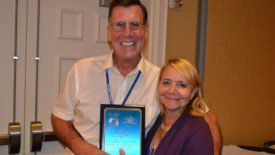 Dan Holohan, and his late wife, "The Lovely Marianne," were honored with a fundraising award in 2014 by OESP's Oil Heat Cares.