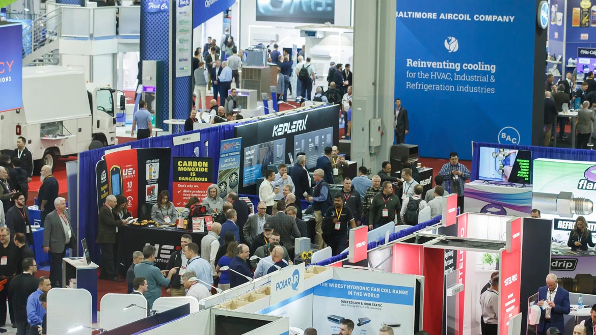 AHR Expo Preview: Attendees on exhibit floor at 2023 AHR Expo