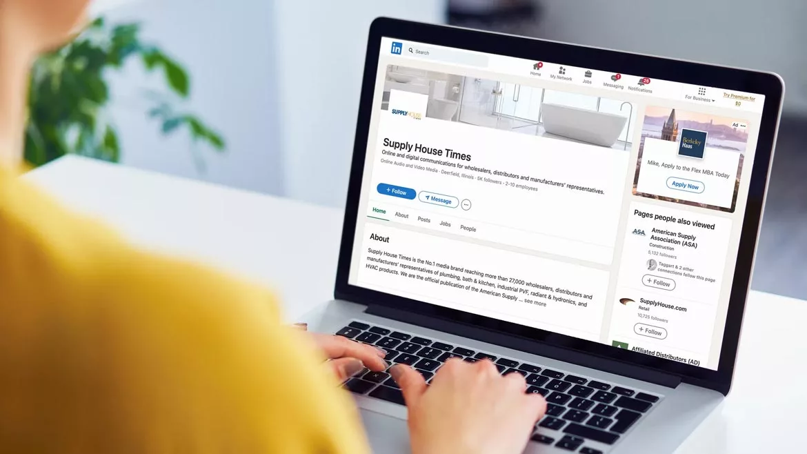 Marketing Matters column feature image of woman working on laptop