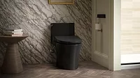 KBIS Product Preview: Kohler PureWash E930 Bidet Toilet Seat KBIS Product Preview: Kohler PureWash E930 bidet toilet seat in black.