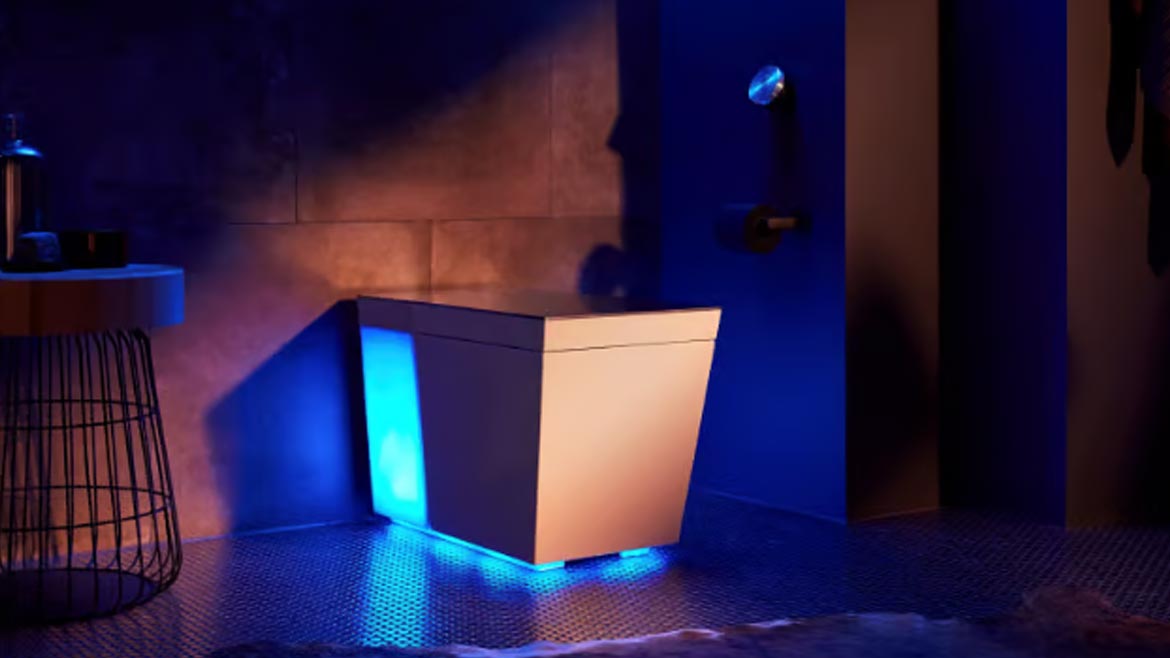 Supply House Times 2023 Products of the Year #3 Kohler Numi 2.0 intelligent toilet with a lighting feature