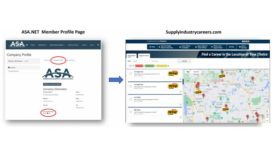 ASA.Net Member profile page and SupplyIndustryCareers.com locator page