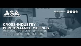 ASA News: Cross-Industry Performance Metrics feature image of man working on analytics data in the background