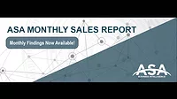 ASA Monthly Sales Report findings
