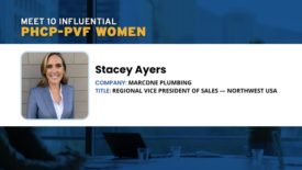 Stacey Ayers, Regional VP of Sales for Marcone Plumbing