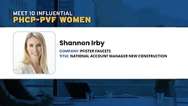 Shannon Irby, National Account Manager New Construction for Pfister Faucets
