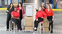 Rinnai America Corporation group photo of women in the company