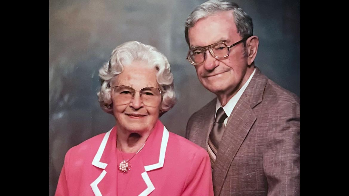 John Robertson and his wife, Virginia.