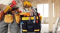 Plumber with a complete set of tools.