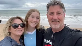 Terry Ludwig and family From left: Kristy Ludwig, Terry’s wife, Stella Ludwig, daughter of Terry and Kristy Ludwig, and Terry Ludwig.