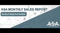 ASA Monthly Sales Report banner with findings now available CTA.