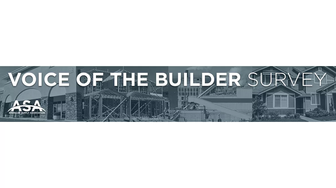 ASA Voice of the Builder Survey banner