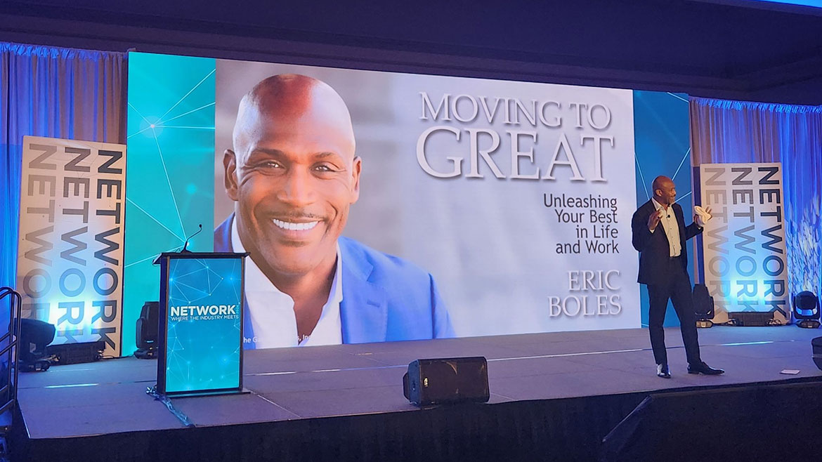 Eric Boles speaking at ASA NETWORK2024