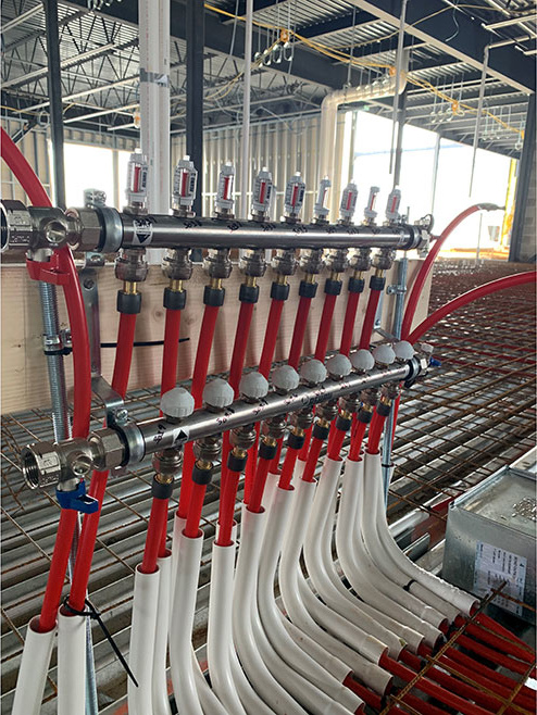 Edward Little High School REHAU system