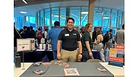Jack Davide of ASA-member distributor Crawford Supply (Hajoca) Jack Davide of ASA-member distributor Crawford Supply (Hajoca) at a Fenton High School job fair in suburban Chicago.