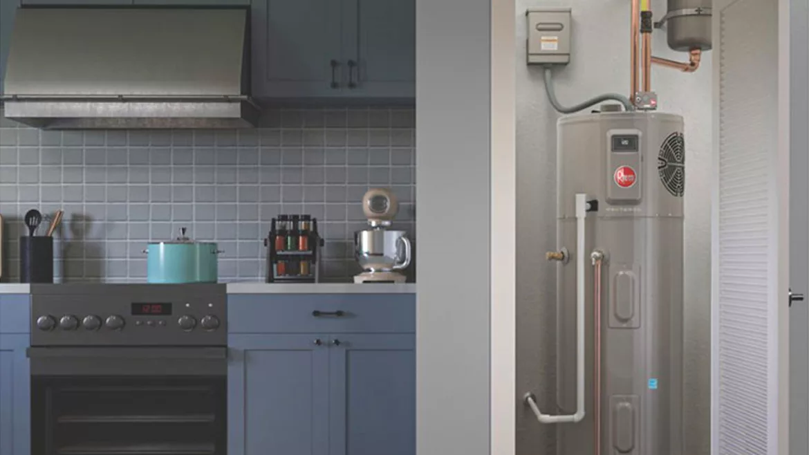 Rheem’s ProTerra model installed in a kitchen