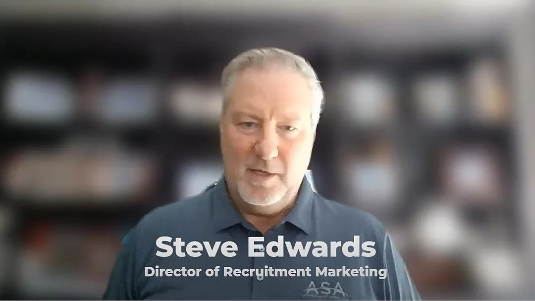 Steve Edwards, ASA's Director of Recruitment Marketing