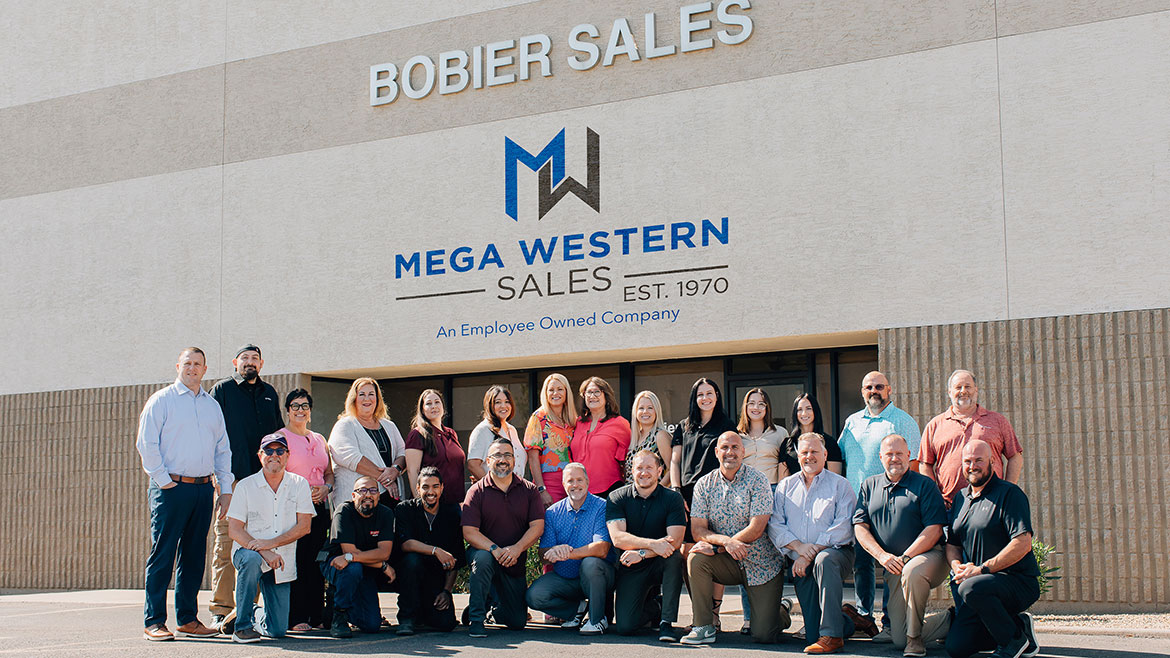 Mega Western Sales and Bobier Sales group photo.